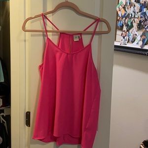 Loose pink tank